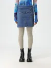 Jw Anderson Mini Skirt With Asymmetric Design And Pockets In Hellblau
