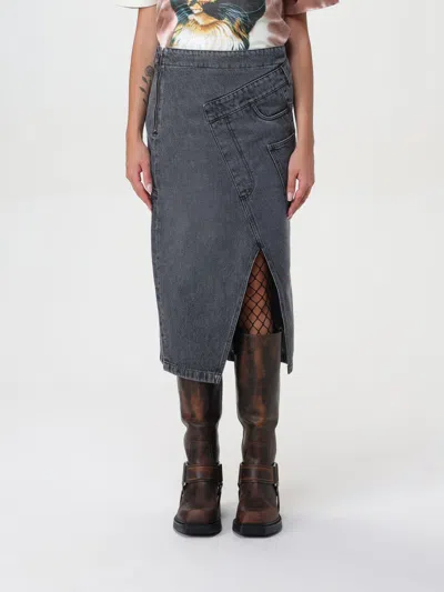 JW ANDERSON SKIRT JW ANDERSON WOMAN COLOR GREY,F91532020
