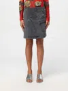 JW ANDERSON SKIRT JW ANDERSON WOMAN COLOR GREY,F89344020