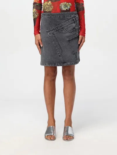 JW ANDERSON SKIRT JW ANDERSON WOMAN COLOR GREY,F89344020