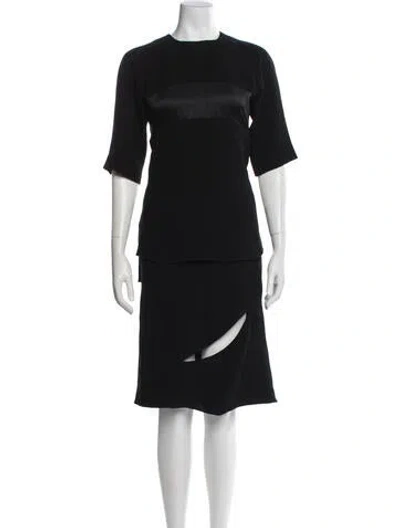 Pre-owned Jw Anderson Skirt Set In Black