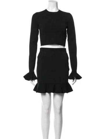 Pre-owned Jw Anderson Skirt Set In Black