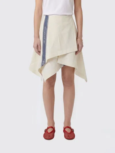Jw Anderson Panel Skirt In White