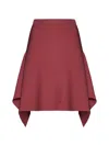 Jw Anderson Square-hem Skirt In Pink