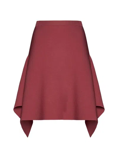 Jw Anderson Square-hem Skirt In Pink