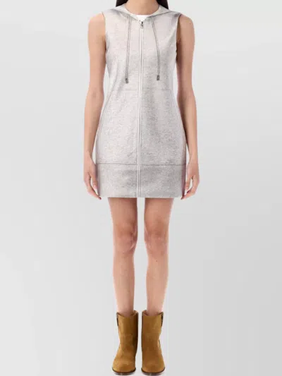 Jw Anderson Sleeveless Hooded Mini Dress
