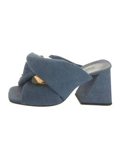 Pre-owned Jw Anderson Slides In Blue