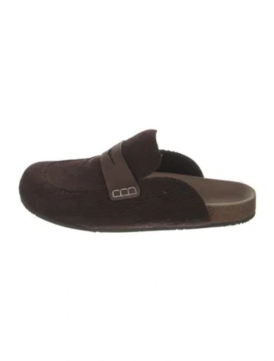 Pre-owned Jw Anderson Slides In Brown