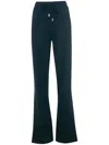 Jw Anderson Slim-cut Flared Track Pants In Blau