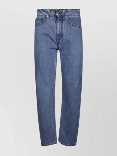 JW ANDERSON SLIM LEG JEANS TWISTED STITCHING