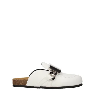 Jw Anderson Slippers And Hooves Men Skin White In Off White