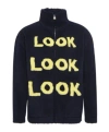 Jw Anderson Slogan-print Jacket In Black