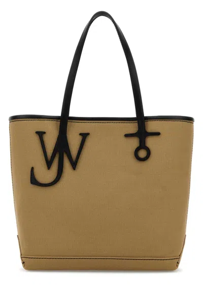 Jw Anderson Small Anchor Bucket Handbag In Beige O Tan