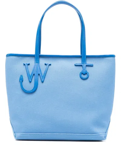 Jw Anderson Small Anchor Tote Bag In Blue
