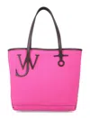 Jw Anderson Small Anchor Tote In Pink