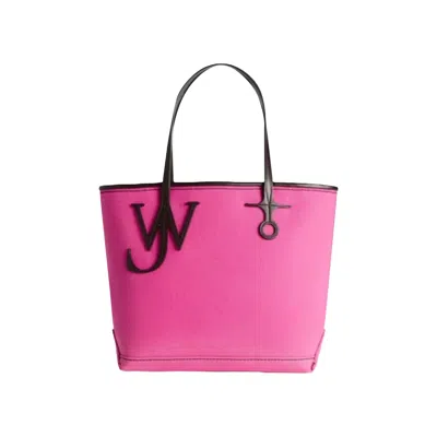 Pre-owned Jw Anderson Small Anchor Tote 'pink/brown' | Women's Size Onesize