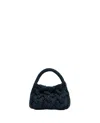 Jw Anderson J. W. Anderson Small Cable Knit Bag In Black
