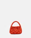 Jw Anderson Small Cable Knit Bag In Orange