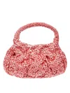 Jw Anderson J. W. Anderson Small Cable Knit Bag In Pink