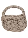 Jw Anderson Small Cable Knit Leather Top-handle Bag