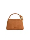 Jw Anderson Pleated Cross-body Bag Gold-tone Hardware In Brown