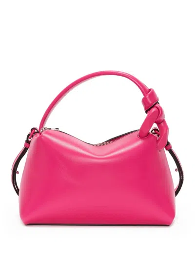 Jw Anderson Small Corner Crossbody Bag In Pink
