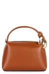 Jw Anderson Small Corner Leather Handbag In Brown