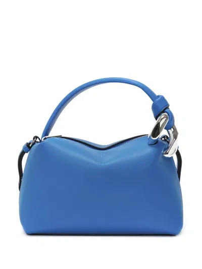 Jw Anderson Small Jwa Corner Bag - Leather Bag In Blue