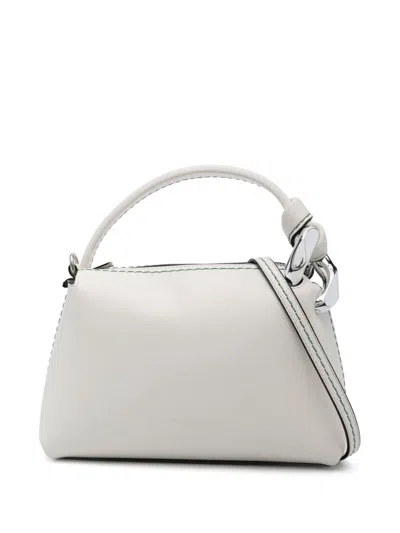 Jw Anderson Small Corner Shoulder Bag In White