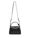 Jw Anderson Chain Leather Crossbody Bag In Black