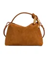 Jw Anderson Pleated Cross-body Bag Gold-tone Hardware In Brown