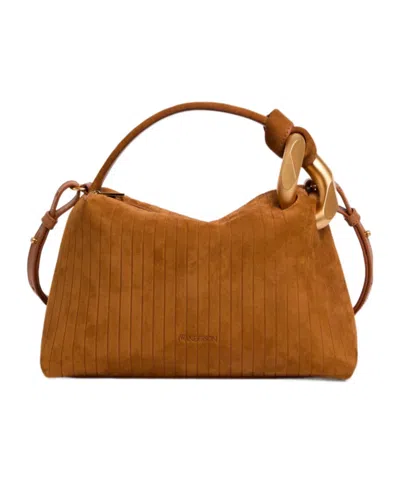 Jw Anderson Small Jwa Corner Bag In Brown