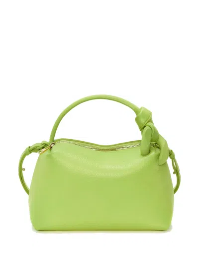 Jw Anderson Small Jwa Corner Leather Bag In 绿色