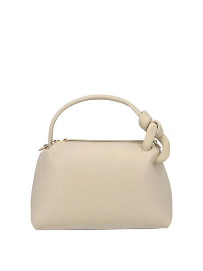 Jw Anderson Small Jwa Corner Bag - Leather Bag In Beige