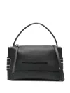 Jw Anderson Small Messenger Loafer Bag In Black Leather