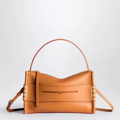 Jw Anderson Small Loafer Bag In Tan In Orange
