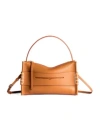 Jw Anderson Small Loafer Bag In Tan Leather In Brown