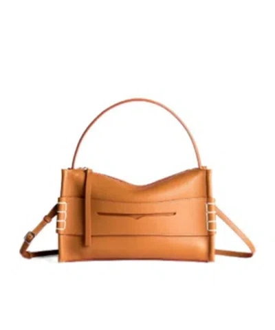 Jw Anderson Small Loafer Bag In Tan Leather In Brown