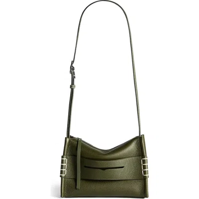Jw Anderson Small Messenger Loafer Bag In Khaki Leather In Brown