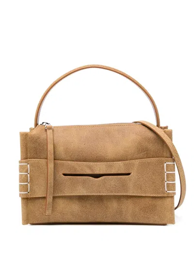 Jw Anderson Small Loafer Tote Bag In Brown