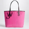Jw Anderson Compact Anchor Tote Bag With Dual Handles In Pink