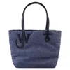 Jw Anderson Small Puffy Anchor Shopper Bag - J.w. Anderson - Polyester - Blue In Blue
