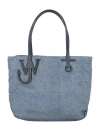 Jw Anderson Small Puffy Anchor Tote Bag In Blue