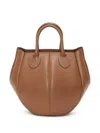 Jw Anderson J.w. Anderson Punch Small Tote In Braun