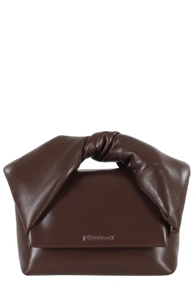 Jw Anderson Small Twister Bag In Brown