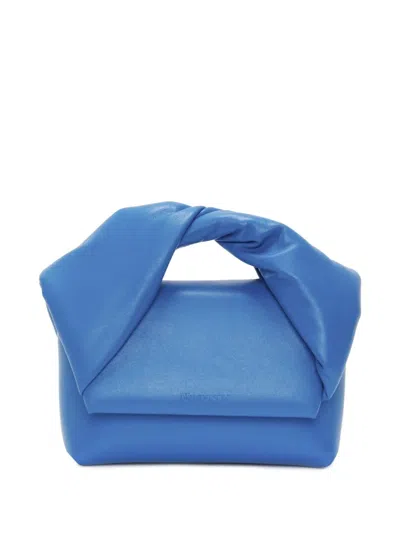 JW ANDERSON SMALL TWISTER LEATHER TOTE BAG