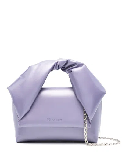 Jw Anderson Nano Twister Mini Bag In 紫色