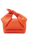 Jw Anderson Twister Mini Crossbody Bag In Orange