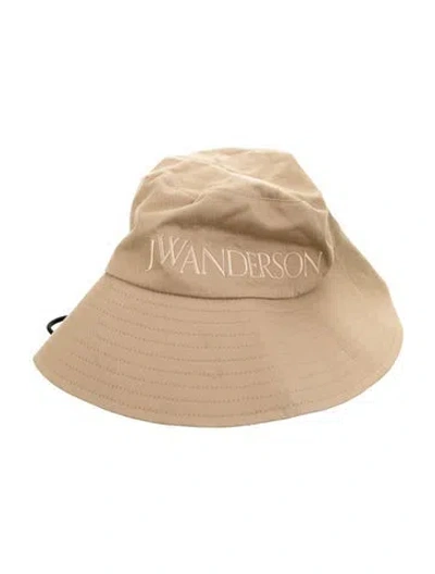 Pre-owned Jw Anderson Solid Bucket Hat In Neutrals