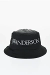 Jw Anderson Logo-embroidered Tonal-stitching Bucket Hat